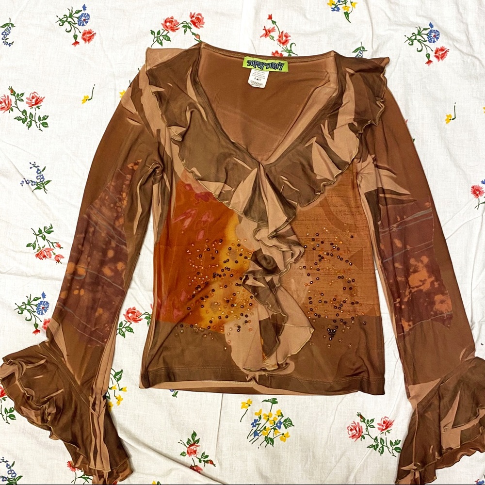 Topsy Turvy Flare Top